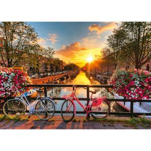 Ravensburger - Puzzle Biciclette ad Amsterdam, 1000 Pezzi, Puzzle Paesaggi per Adulti e Ragazzi, Idea Regalo per Lei o Lui, 70x50 cm