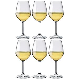 Bormioli Rocco 1318945 Divino Calice Vino, Vetro, 44.5 cl, Bianco, Pacco da 6