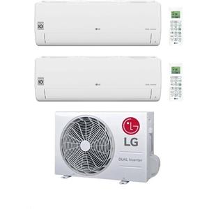 LG Climatizzatore DualSplit Libero Smart 9+9 con MU2R15.U13 Inverter R-32 Wi-Fi Classe A++ ,