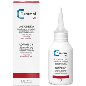 Unifarco Ceramol DS Lozione 50 ml - Trattamento lenitivo per cuoio capelluto e dermatite seborroica