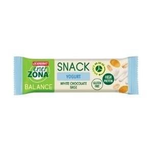 Enervit EnerZona Snack Yogurt 25g - Barretta Proteica con Cioccolato Bianco, Senza Glutine e Ricca di Fibre