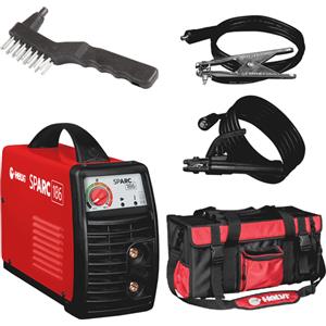 HELVI Sparc 186 - Saldatrice Inverter MMA 230V con Borsa e Accessori