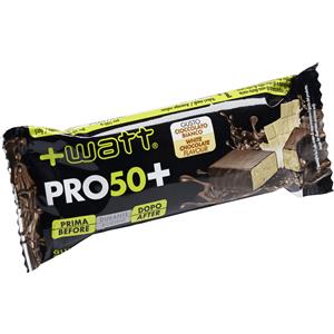 Watt Pro50 Barretta Proteica Mousse al Cioccolato 50g - Alta Proteina, Gluten Free, Senza Grassi Idrogenati