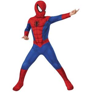 Rubie's Rubie´s 702072 - Costume Classico Spider-Man Marvel Official, Bambino, Rosso/Blu, Taglia M (5-6 anni)
