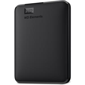 WD 2TB Elements Hard Disk Esterno Portatile, USB 3.2 Gen 1 SuperSpeed/USB 3.0, Espandibilità plug-and-play, Formatto per Windows, Nero