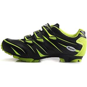 Msport Scarpe MTB Scarpe Ciclismo Spining Uomo/Donna Traspirante Antiscivolo Compatibile Pedali con Sistema SPD - N03 44 EU