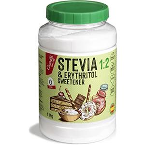 Castello since 1907 Dolcificante Stevia + Eritritolo 1:2 | 1g = 2g zucchero | Sostituto dello Zucchero 100% Naturale - 0 Calorie - 0 Indice Glicemico - Keto e Paleo - 0 Carboidrati - No OGM - Castello since 1907-1 kg