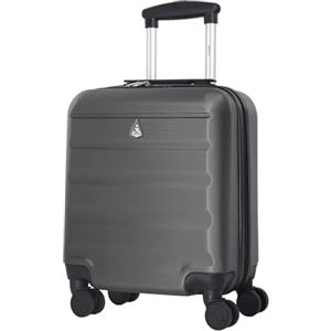 Aerolite Valigia 45x36x20cm Bagaglio A Mano easyJet Dimensioni Massime borsa Da Cabina Sotto Il Sedile Rigida Ultraleggero in ABS Trolley da Viaggio con 4 Ruote 5 Anni Di Garanzia