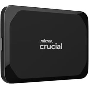 Crucial X9 SSD 4TB Esterno Portatile, fino a 1050 MB/s, compatible con PC, Mac, PlayStation e Xbox, Unità a Stato Solido Esterno, USB-C 3.2 - CT4000X9SSD902
