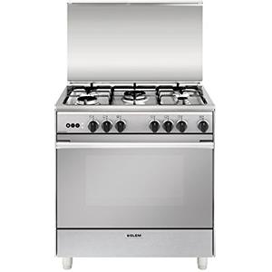 Glem U855VI Libera installazione Piano cottura a gas A Acciaio inossidabile cucina