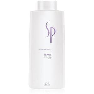 Wella Professionals System Professional Repair Shampoo 1000 ml - Ristrutturante e Rinforzante per Capelli Danneggiati, Unisex