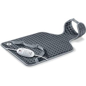 Beurer HK 53 Cosy Termoforo ergonomico per Schiena e Cervicale con Superficie Morbida e Avvolgente, 3 livelli illuminati di temperatura, disinserimento dopo 90 min