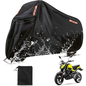 BIHEE BHIEE Telo Moto Impermeabile Universale 190T Resistente Telo Coprimoto da Esterno Interno per Scooter Vespa Motorino Motocicletta Motocross, 265 x 105 x 125 cm