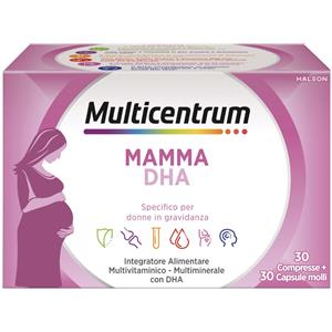 Haleon italy srl Multicentrum Mamma DHA specifico per donne in gravidanza 30 compresse + 30 capsule molli