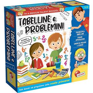 LISCIANI 100491 I'M A GENIUS TABELLINE E PROBLEMINI