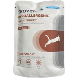 Trovet Plus Cibo Umido Ipollergenico per Gatti Sterilizzati con Tacchino - 85 gr