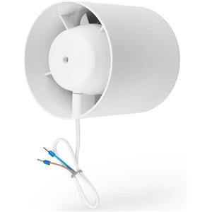 Calimaero Inline 100 - Estrattore di Ventola per Canali Silenziosi in Linea - 230V - 50Hz - 12W - 130 m³/h - 34 dB