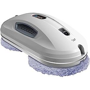 SMARTBOT Robot lavavetri - Pulizia vetri elettrico per finestre - Lavastoviglie elettrico 3 anni garanzia con 12 panni in microfibra - Sistema di navigazione e anticaduta Hobot-368 con App