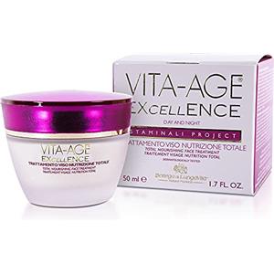 OFI SPA Vita Age Excellence Crema Viso Anti Età 50ml con Cellule Staminali e Collagene