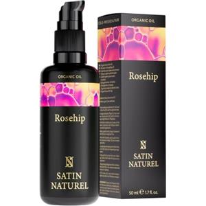 Satin Naturel Olio di Rosa Mosqueta Bio Spremuto a Freddo 50 ml | Olio di Rosa Canina 100% Puro e Spremuto a Freddo, Per Viso, Corpo, Massaggi e Capelli, Trattamento Anti-Età