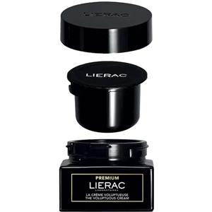 Lierac Premium La Crème Voluptueuse Ricarica 50ml - Crema Viso Anti-età Globale con Acido Ialuronico e Niacinamide