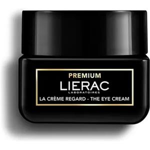 Lierac Premium La Crema Occhi 20 ml - Trattamento Anti-età Globale per Rughe, Gonfiore e Disidratazione
