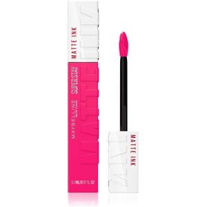 Maybelline SuperStay Matte Ink Rossetto Liquido 5ml - Finish Opaco, Lunga Durata Fino a 16 Ore, No Transfer