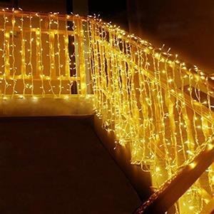 MOVEONSTEP Luci Natale Esterno Interno 300LED 33M Luci Albero di Natale Catena Luminosa Esterno Luci LED Natalizie per Albero di Natale con 8 Modalità IP44 Impermeabile-Bianco Caldo