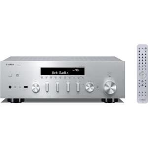 Yamaha R-N600A - Sintoamplificatore di rete Hi-Fi con MusicCast e Streaming Wireless, Audio ad Alta Risoluzione, DAC SABRE, Modalità Pure Direct, Grigio