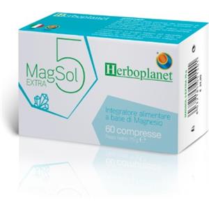 HERBOPLANET Srl Magsol 5 Extra Integratore alimentare 60 compresse