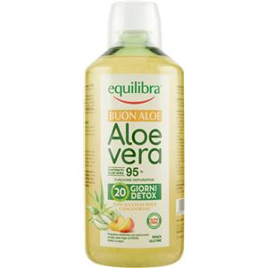 Equilibra Buon Aloe Vera 95% Con Succo Di Pesca 1L