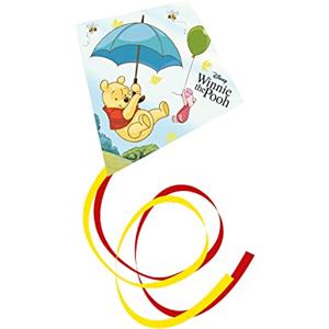 GÜNTHER FLUGSPIELE 1156 - Aquilone per bambini con motivo Winnie the Pooh, pronto al volo, aquilone a linea singola in robusto foil per bambini dai 4 anni, circa 70 x 70 cm