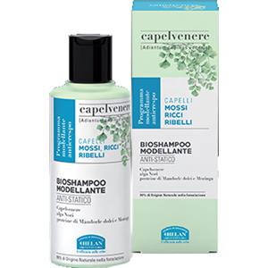 Helan Capelvenere Bioshampoo Modellante 200 ml - Anti statico per capelli mossi e ricci, azione idratante e modellante
