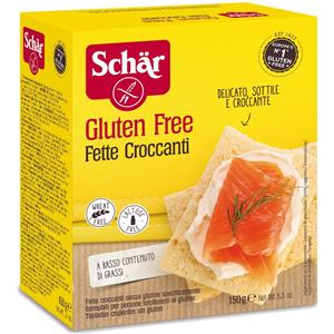 Schär Fette Croccanti Senza Glutine 150g - Fette Croccanti con Farina di Riso e Mais, Senza Glutine e Lattosio