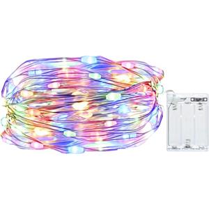 Gcstnn Stringa Luci Led a Batteria, 3metri 30 Led Rame filo Catene Luminose Lucine Fata Luci con timer per per camere, terrazze, Halloween, Natale, decorazione(Multicolor)