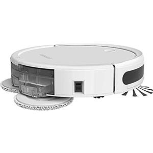 Bissell SpinWave Robot, 2 in 1 | Aspira e Lava | Multi-superficie per tappeti e pavimenti duri | Aspirazione Potente, Controllo Tramite App, 130 Minuti di Autonomia | Robot Aspirapolvere | 2931N