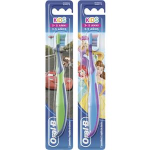 Oral-B Kids Spazzolino Manuale Cars & Princess 3-5 Anni - Testina Piccola e Morbida