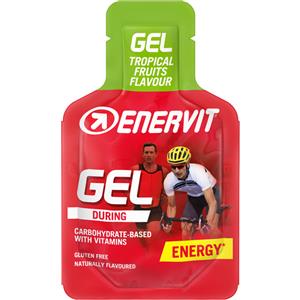 Enervit Enervitene Gel Frutti Tropicali - Gel Energetico 25ml con Carboidrati e Vitamine