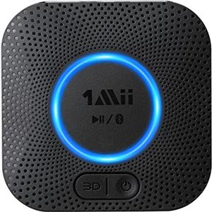 1Mii Ricevitore Bluetooth 5.3, Adattatore Audio Bluetooth HiFi con Jack AUX 3,5mm e RCA, 3D Surround e aptX HD, Wireless per Amplificatore, Stereo Casa, Lungo Raggio 50m
