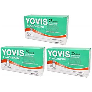 ALFASIGMA BUYFARMA PROMO PACK - 3X Yovis Fermenti Lattici da 25 Miliardi - 30 Flaconcini da 10ml + OMAGGIO A SORPRESA