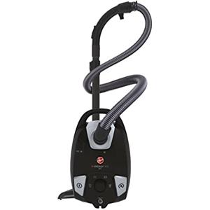 Hoover H-ENERGY300 HE320PET 011 Aspirapolvere Con Sacco, Con Filo, 850W, 3,5L, 72 dBA, Mini Turbo Spazzola, Filtro Epa Lavabile, Raggio di Azione 10m, Nero