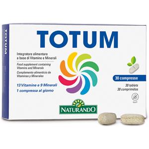 NATURANDO Srl Naturando Totum - Integratore di Vitamine e Minerali - 30 Compresse