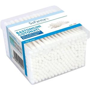 SO.FARMA.MORRA SpA Sofarmapiù Bastoncini Cotonati - 200 Pezzi - Ideali per Igiene e Cura del Tuo Corpo