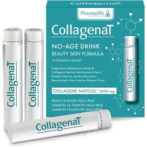PHARMALIFE RESEARCH Srl Collagenat No-Age Drink, 10 Flaconcini