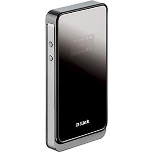 D-Link DWR-730 Router Portatile 3G, Batteria Ricaricabile da 2000 mAh, Modem HSPA+ Integrato Fino a 21.6 Mbps, Nero/Antracite