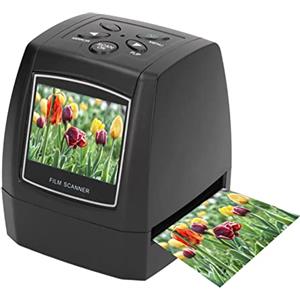Annadue Scanner per Diapositive di Pellicole con Display a Colori da 2,36 Pollici, Visualizzatore di Immagini Digitali Portatile USB MSDC con Scheda di Memoria di Supporto per più