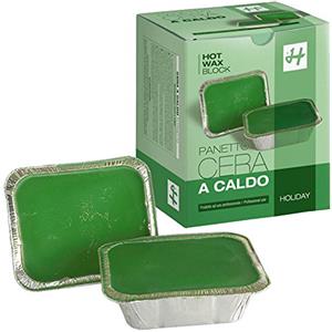 Holiday Depilatori CERA A CALDO CLOROFILLA VASCHETTA 2X500 GR - HOLIDAY DEPILATORI