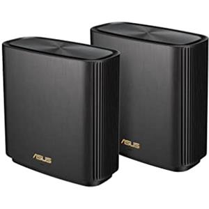 ASUS ZenWifi XT8 AX6600 Sistema Wi-Fi 6 Mesh Tri-Band, confezione da 2 (copertura di oltre 510 m2, AiProtection TrendMicro, porta WAN/LAN da 2,5 Gigabit, 3 porte LAN, QoS, compatibile con Smart TV)