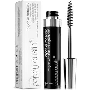 Poppy Austin Mascara Volume Bio E Vegan Nero - 8x Più Gentile E Ipoallergenico Per Occhi Sensibili - Migliore Naturale, A Prova Di Sbavature, Mascara Volumizzante E Allungante (9 Grammi)