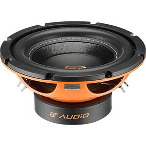 GK SOUND KIT SET PER BASS FACE GT AUDIO GT-SW8/4 1 subwoofer 20 cm 200 mm 8 da 100 watt rms 200 watt max doppia bobina da 4+4 ohm dvc dual voice coil per cofano bagagliaio auto, 1 pezzo